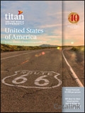 Titan Travel: USA Brochure cover from 07 February, 2018