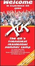 Experience UK - Summer Residential Camps for Kids Brochure cover from 12 April, 2006