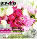 Unwins Seeds & Flowers Catalogue cover from 08 January, 2018