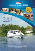 Norfolk Broads Direct Brochure cover from 07 August, 2013