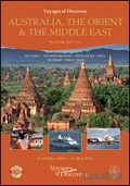 Voyages of Discovery - Australia and the Orient Brochure cover from 26 October, 2010