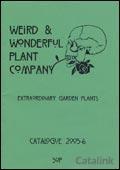 Weird & Wonderful Plant Company Catalogue cover from 11 April, 2005