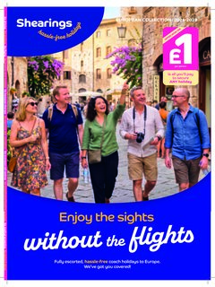 Shearings European Coach Holidays Brochure
