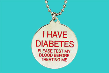 Free Diabetes Awareness Necklace