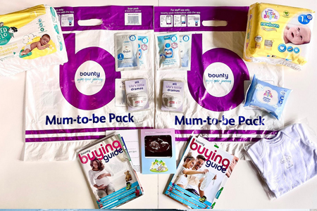 Free Bounty Pregnancy Pack for the Mum-to-Be from Asda, Tesco and Boots