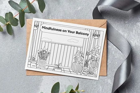 Free Mindfulness Colouring Postcards