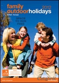 HF Holidays Family Holidays brochure cover from 23 November, 2011