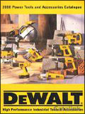DeWalt Power Tools Catalogue cover