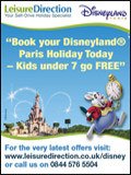 Disneyland Paris Holidays - Leisure Direction Newsletter cover