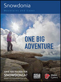 Snowdonia Mountains & Coast One Big Adventure Guide Brochure cover