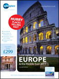Travelsphere - Europe and the Middle East Second Edition Brochure cover