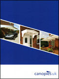 Canopies UK Catalogue cover