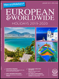 MERCURY HOLIDAYS - EUROPEAN & WORLDWIDE BROCHURE MERCURY HOLIDAYS - EUROPEAN & WORLDWIDE BROCHURE