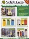 No Butts Bins Catalogue cover