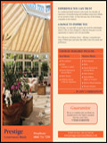 Prestige Conservatory Blinds Catalogue cover